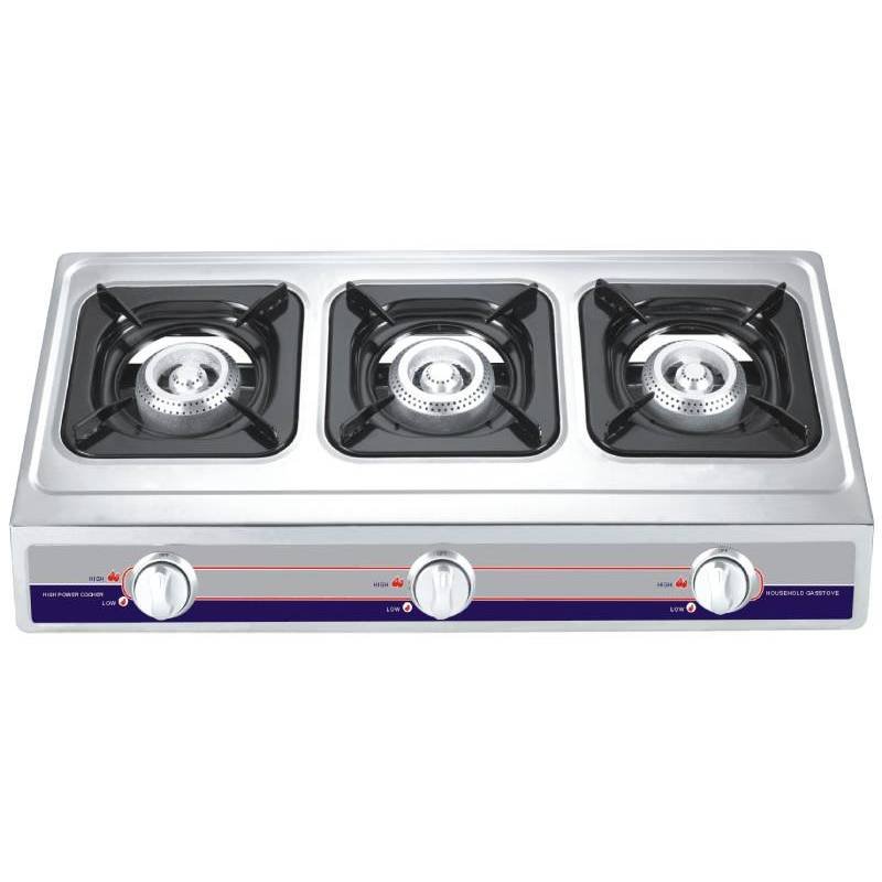 SP-GC303 SS Three Burner Gas Stove